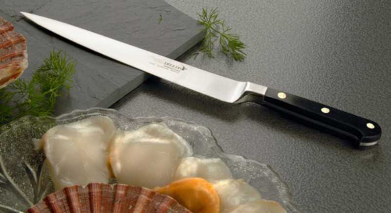 Couteau à découper 22 cm inox bois compressé unie Grand Chef Deglon Deglon