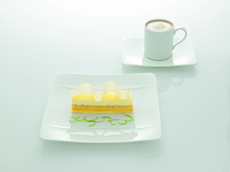 Assiette plate carré ivoire porcelaine 31x31 cm Modern Grace Villeroy & Boch