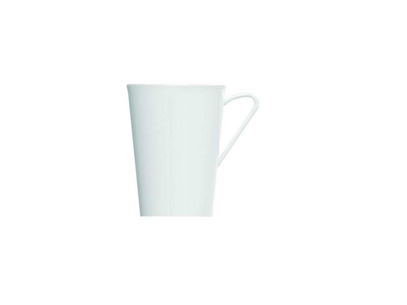 Mug rond blanc porcelaine vitrifiée 30 cl Ø 8,4 cm Style Astera