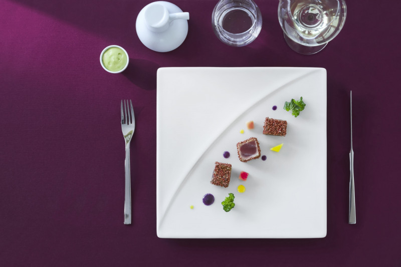 Assiette creuse rond blanc porcelaine vitrifiée Ø 20,5 cm Moon Rak