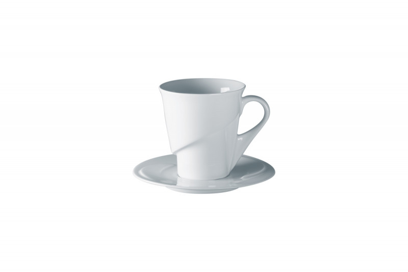 Tasse à café lungo rond blanc porcelaine vitrifiée 20 cl Ø 8,8 cm Delissea Rak