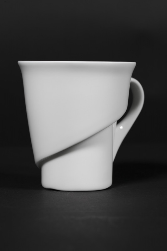 Tasse à café lungo rond blanc porcelaine vitrifiée 20 cl Ø 8,8 cm Delissea Rak