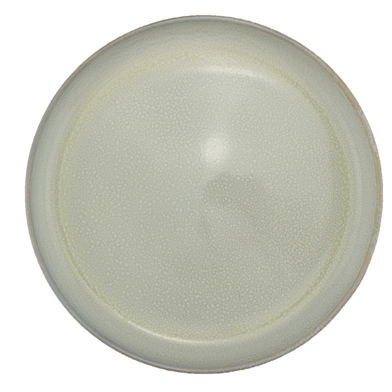 Assiette plate rond Beige rosé grès émaillé Ø 21,4 cm Pearl Pro.mundi