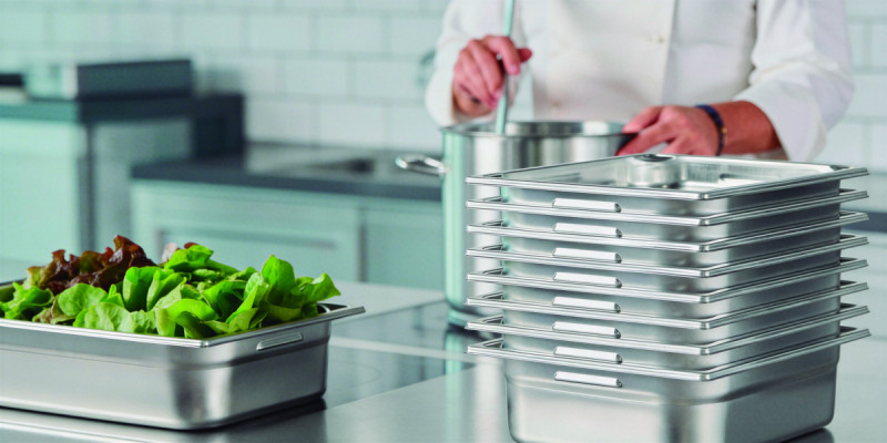 Bac GN 1/6 inox 18/10 P20 cm 2,9 L Pujadas