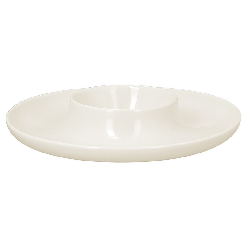 Assiette creuse rond blanc porcelaine vitrifiée Ø 24,7 cm Ashore Rak