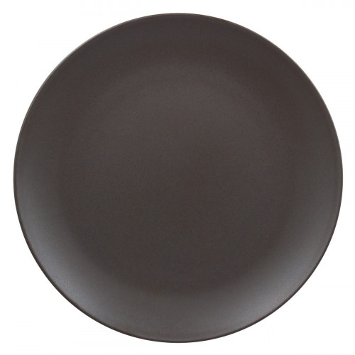 Assiette coupe plate rond brun porcelaine vitrifiée Ø 30,7 cm Genesis Rak