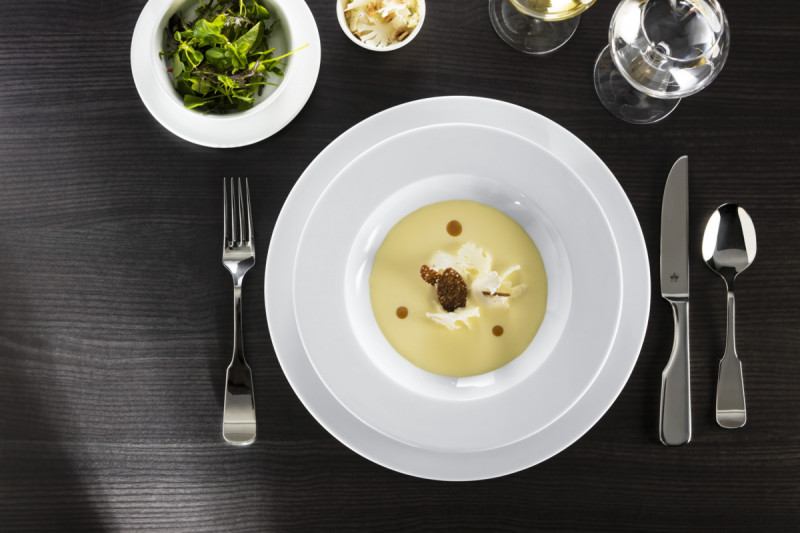 Assiette plate rond blanc porcelaine vitrifiée Ø 20,9 cm Access Rak