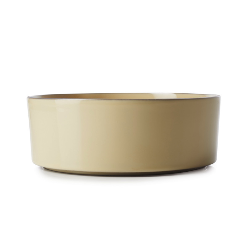 Saladier rond beige porcelaine culinaire Ø 19 cm Caractere Revol