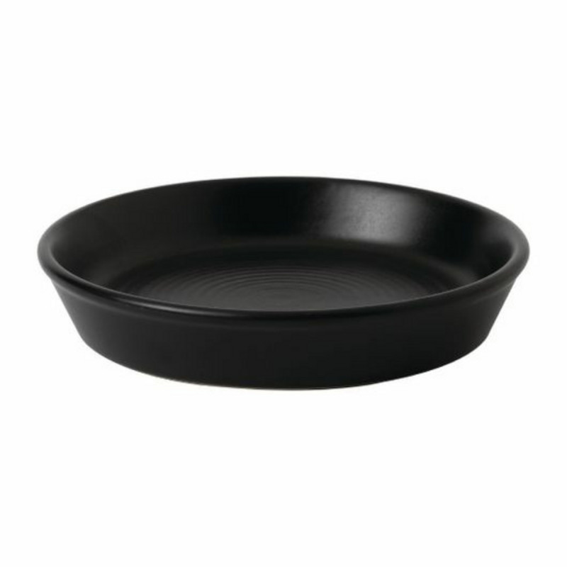 Assiette à tapas rond gris porcelaine Ø 15,9 cm Evo Dudson