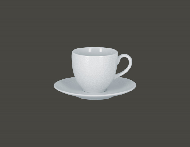 Sous-tasse à thé/déjeuner rond blanc porcelaine Ø 15 cm Charm+ Rak