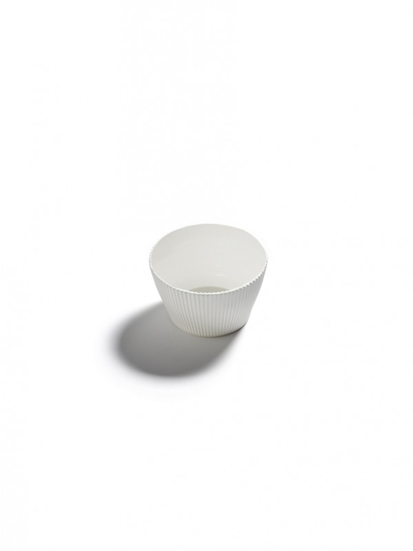 Bol conique blanc porcelaine bone china Ø 10 cm Nido Serax