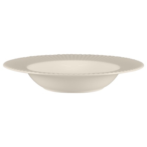 Assiette creuse rond blanc porcelaine bone china Ø 22,8 cm Spectra Rak