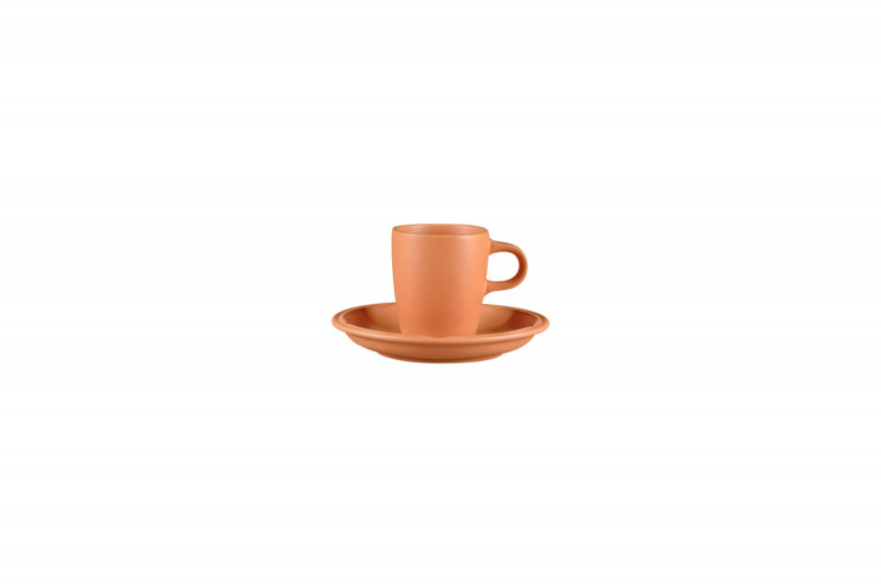 Tasse à espresso rond Tero Décor Prima porcelaine 9 cl Ø 5,8 cm Earth Rak