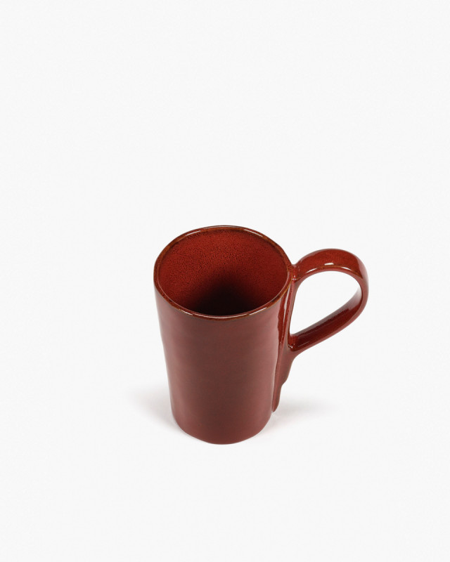 Mug rond Venetian red grès 12 cm La Mère Serax