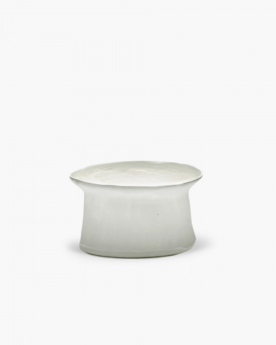 Assiette plate surélevée rond écru grès émaillé Ø 19,5 cm La Mère Serax