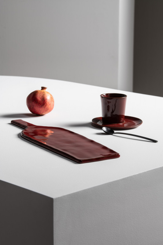 Bol de présentation rond Venetian red grès émaillé Ø 19 cm La Mère Serax