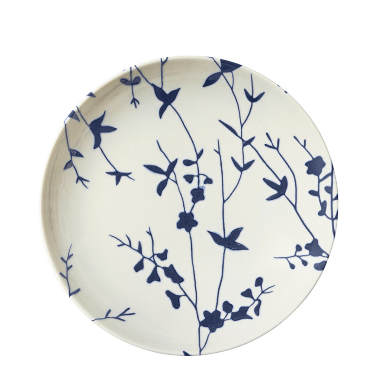 Assiette coupe creuse rond blanc porcelaine Ø 21 cm Flora Essentials Collection