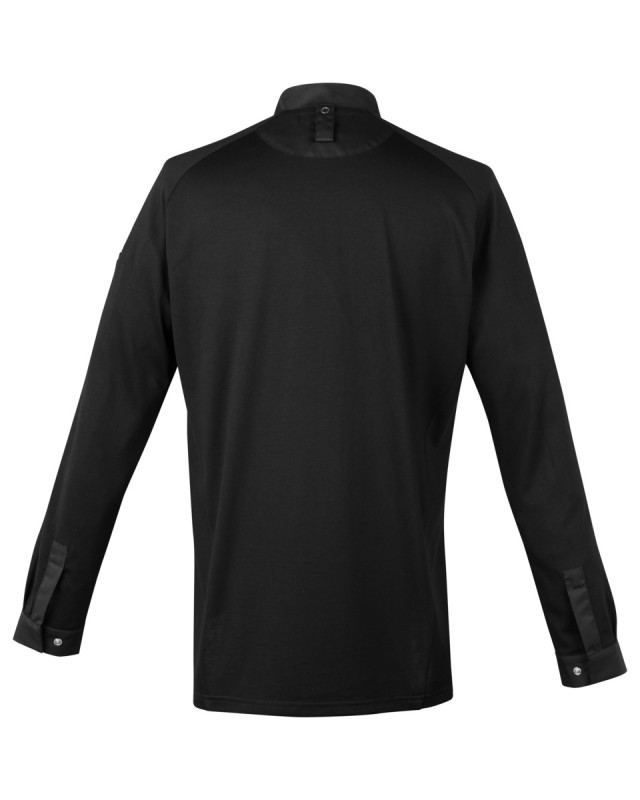Veste de cuisine manches longues noir T2 Idac Robur
