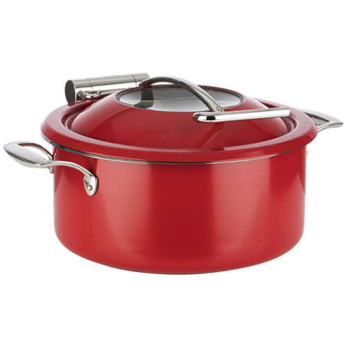 Chafing dish inox rouge Ø 30,5 cm 34,5x39,5x17,5 cm Orbit Aps