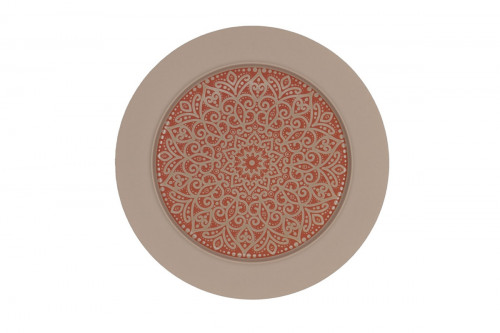 Assiette avec cloche rond Damask porcelaine vitrifiée Ø 15,7 cm Rihla Rak