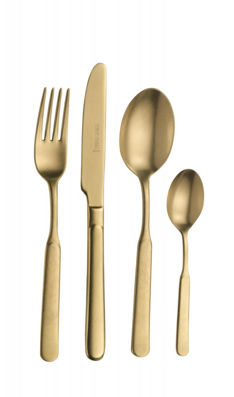 Cuillère à moka or inox 18/10 Casali Stoned Pintinox